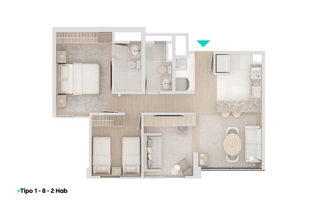 SERIES 1 Y 8 TORRE 1