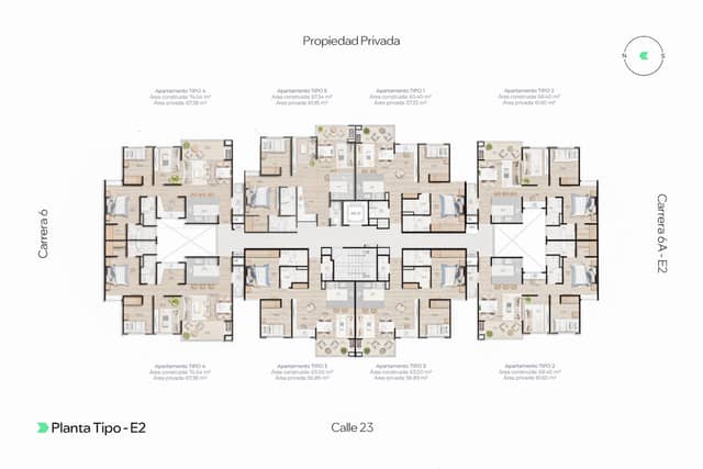 Apartamento en Venta en Casco Urbano Cajicá, Bogotá con garaje con REF 1654