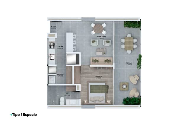 1 ESPACIO