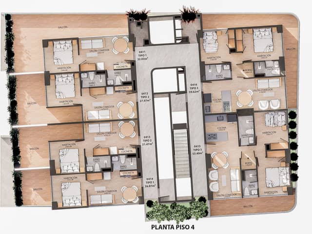 Apartamento en Venta en Los Colores, Medellín con garaje con REF 1695