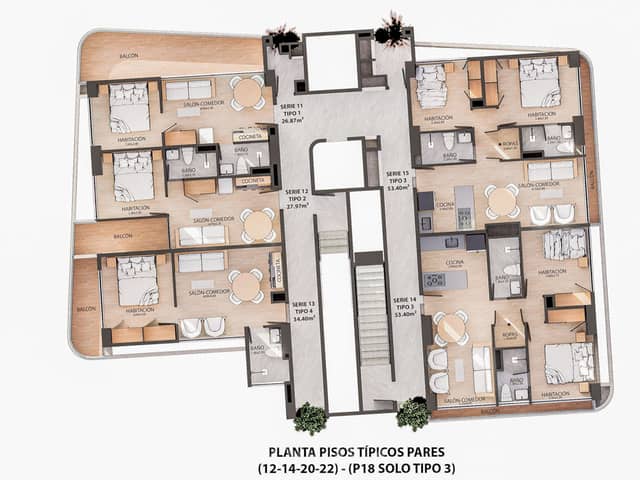 Apartamento en Venta en Los Colores, Medellín con garaje con REF 1695