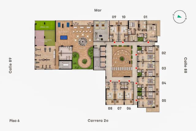 Apartamento en Venta en Pozos Colorados, Santa Marta con REF 1701