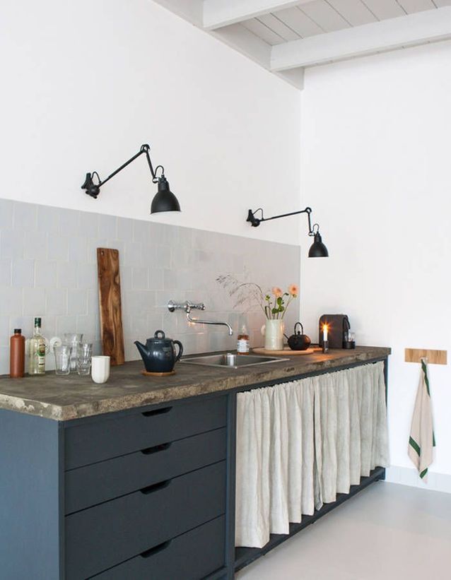 Una pequeña cocina estilo Kinfolk