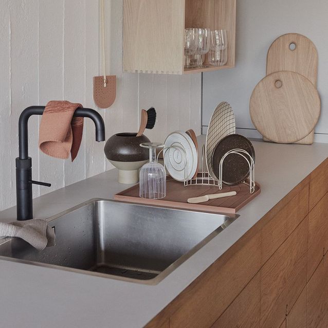 Accesorios con curvas para una cocina de moda