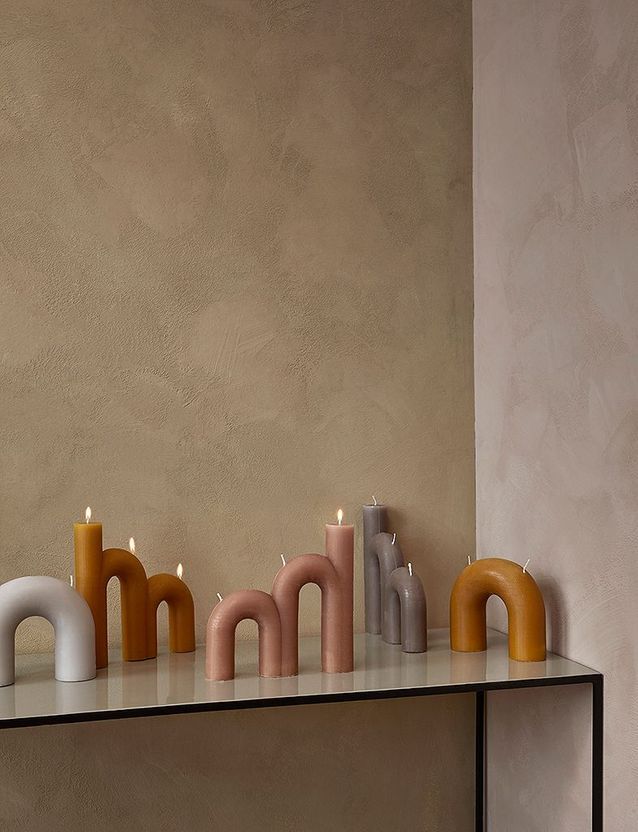 Vela decorativa
