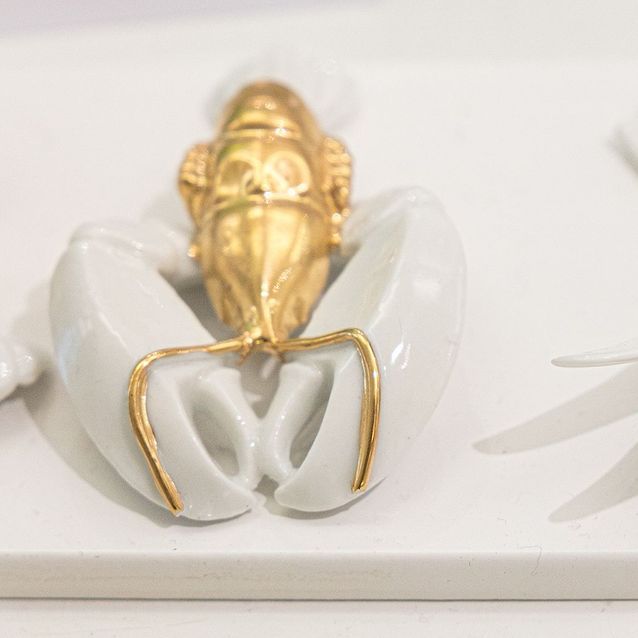 Langosta de porcelana