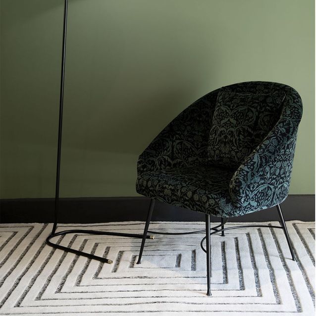 Un sillón estampado