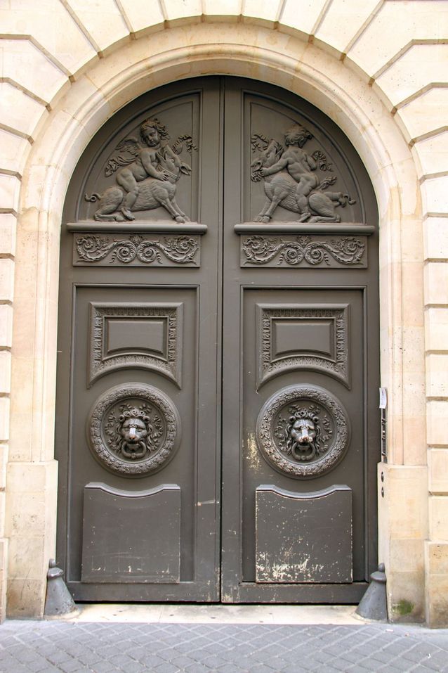 La puerta de madera