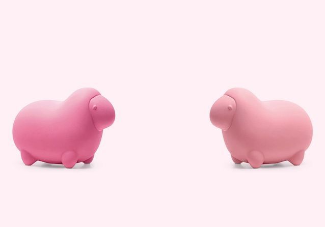 Oveja rosa por una buena causa