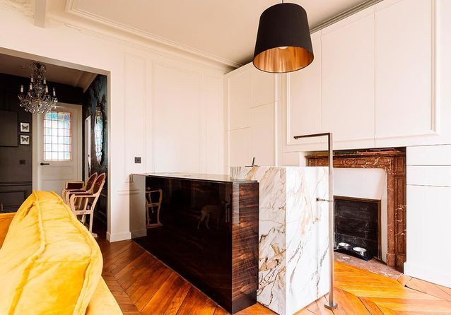 parte trasera de la cocina