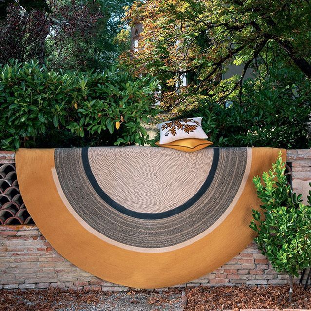 Alfombras redondas para exterior