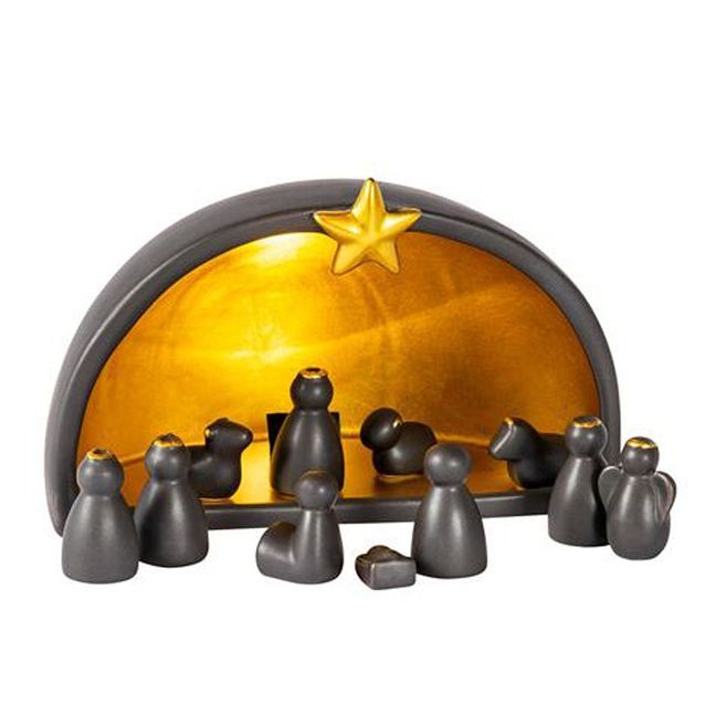 Diseño de pesebre navideño